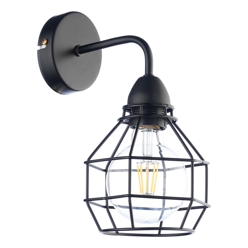 ONLI - Φωτιστικό τοίχου ΑΡΑΧΝΗ 1xE27/15W/230V μαύρο