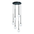 Open Design OR80636 - Κρεμαστό φωτιστικό σε καλώδιο OTA 6xG9/8W/230V μαύρο
