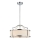Open Design OR80865 - Φωτιστικό οροφής σε ράβδο STANZA 3xE27/15W/230V διάμ. 42 εκ. γυαλιστερό χρώμιο/λευκό
