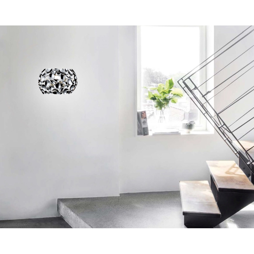 Open Design OR81473 - Επιτοίχιο φωτιστικό CARERA 1xG9/7W/230V γυαλιστερό χρώμιο