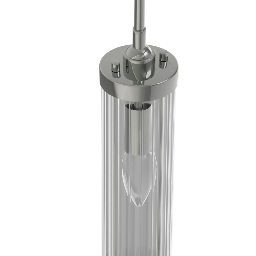 Open Design OR84351 - Κρεμαστό φωτιστικό με καλώδιο FIATTO 1xE14/12W/230V γυαλιστερό χρώμιο