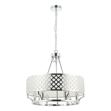 Open Design OR84375 - Κρεμαστό φωτιστικό VERNO με αλυσίδα 6xE14/12W/230V γυαλιστερό χρώμιο