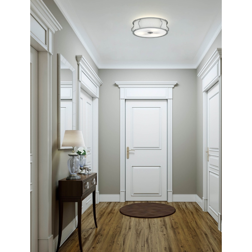 Open Design OR84399 - Φωτιστικό οροφής PIRELO 3xE14/12W/230V Ø 45 cm, γυαλιστερό χρώμιο