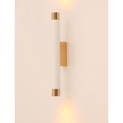 Open Design OR84559 - Επιτοίχιο φωτιστικό Q 2xG9/3,5W/230V λευκό/χρυσό