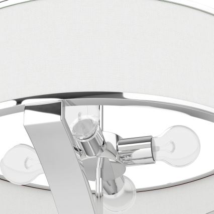 Open Design OR84801 - Πολυέλαιος σε ράβδο GERDO 4xE27/12W/230V γυαλιστερό χρώμιο/λευκό
