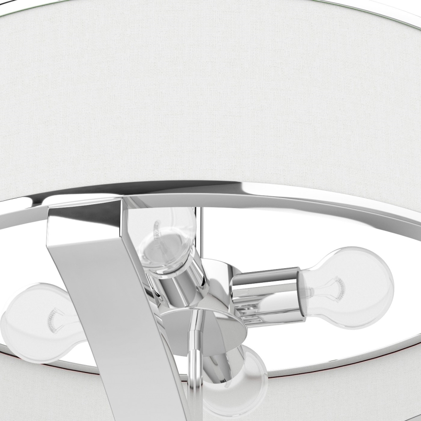 Open Design OR84801 - Πολυέλαιος σε ράβδο GERDO 4xE27/12W/230V γυαλιστερό χρώμιο/λευκό