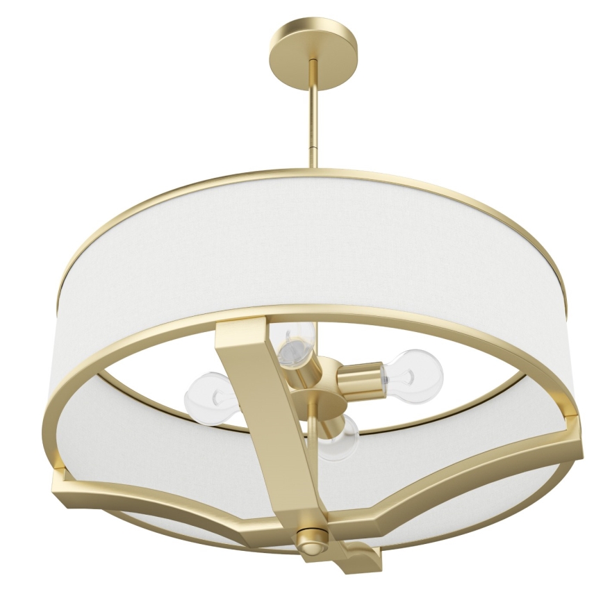 Open Design OR84818 - Πολυέλαιος σε ράβδο GERDO 4xE27/12W/230V μπρούτζινο/λευκό