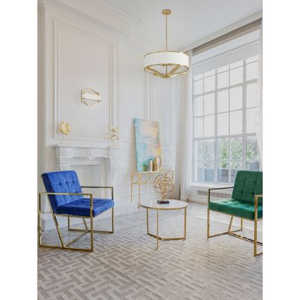 Open Design OR84825 - Φωτιστικό οροφής με ράβδο GERDO 4xE27/12W/230V χρυσό/λευκό