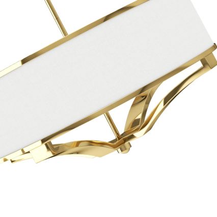 Open Design OR84825 - Φωτιστικό οροφής με ράβδο GERDO 4xE27/12W/230V χρυσό/λευκό