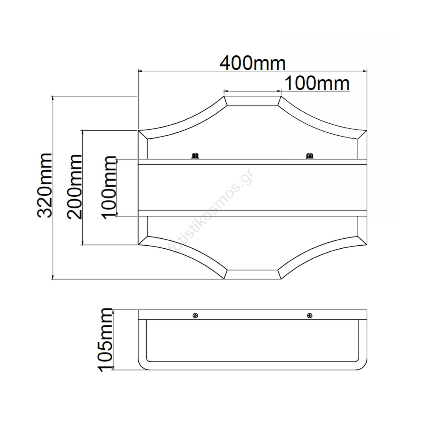 Gerdo Box Open Design OR84832 - Επιτοίχιο φωτιστικό GERDO 2xE14/12W/230V χρυσό ...