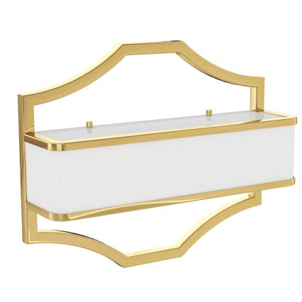 Open Design OR84832 - Επιτοίχιο φωτιστικό GERDO 2xE14/12W/230V χρυσό/λευκό