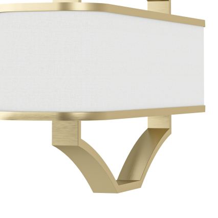 Open Design OR84856 - Φωτιστικό οροφής σε ράβδο GERDO OVALE 6xE14/12W/230V ορείχαλκος/λευκό