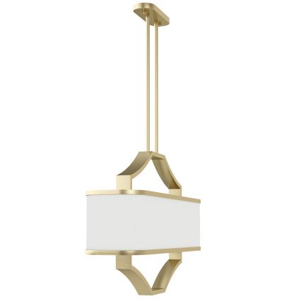 Open Design OR84856 - Φωτιστικό οροφής σε ράβδο GERDO OVALE 6xE14/12W/230V ορείχαλκος/λευκό