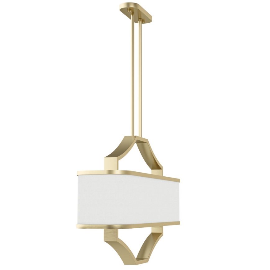 Open Design OR84856 - Φωτιστικό οροφής σε ράβδο GERDO OVALE 6xE14/12W/230V ορείχαλκος/λευκό
