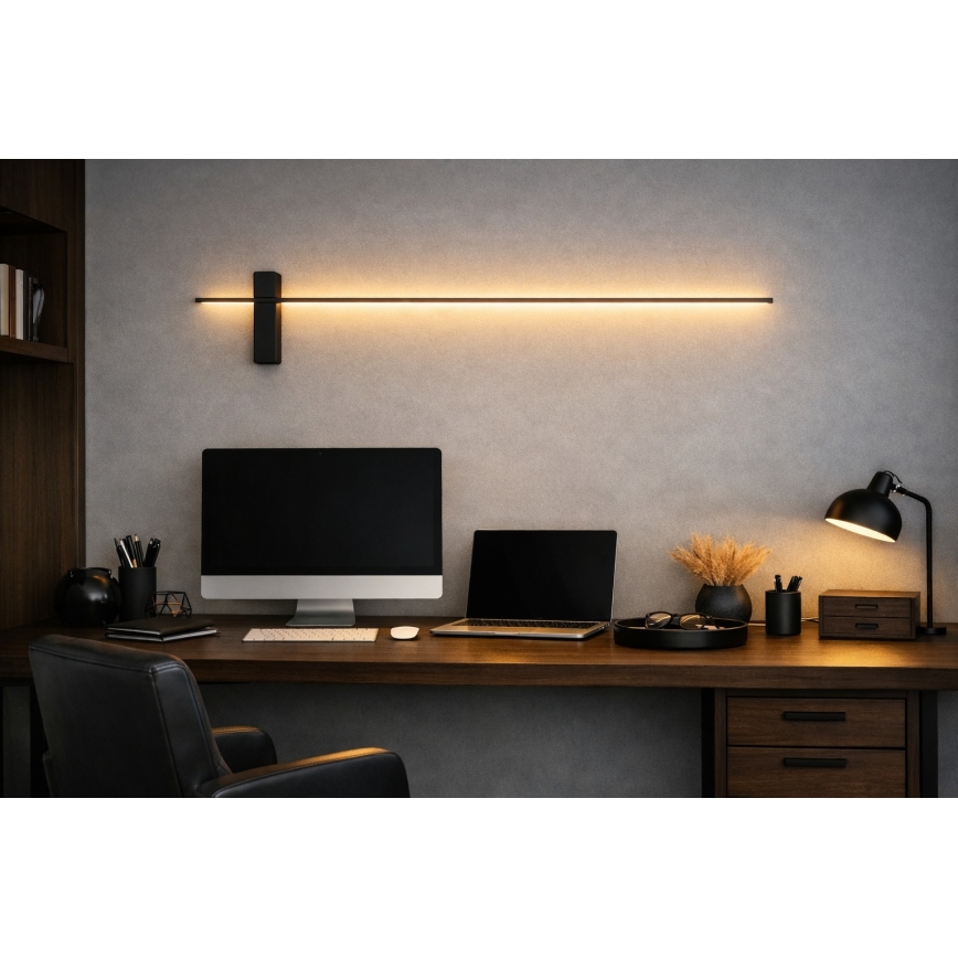 Open Design OR85051 - LED Επιτοίχιο φωτιστικό BENE LED/10,5W/230V 100 cm μαύρο