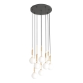 Open Design OR85334 - Κρεμαστό φωτιστικό με καλώδιο ERO 8xG9/8W/230V χρυσό