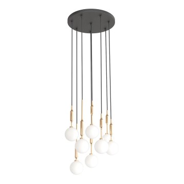 Open Design OR85334 - Κρεμαστό φωτιστικό με καλώδιο ERO 8xG9/8W/230V χρυσό