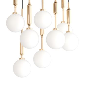 Open Design OR85334 - Κρεμαστό φωτιστικό με καλώδιο ERO 8xG9/8W/230V χρυσό