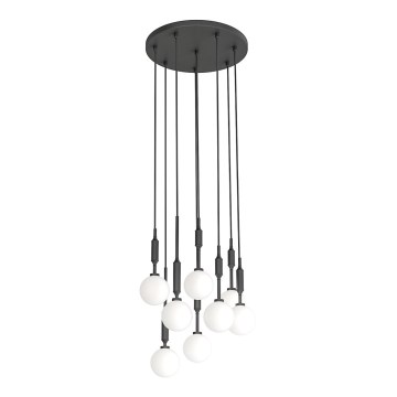 Open Design OR85341 - Κρεμαστό φωτιστικό με καλώδιο ERO 8xG9/8W/230V μαύρο