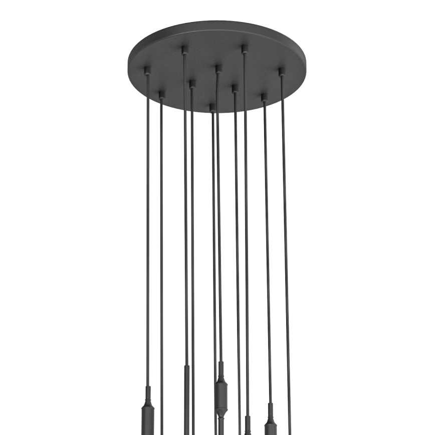 Open Design OR85372 - Κρεμαστό φωτιστικό ERO με καλώδιο 10xG9/8W/230V, μαύρο