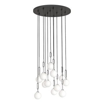 Open Design OR85389 - Κρεμαστό φωτιστικό με καλώδιο ERO 12xG9/8W/230V γυαλιστερό χρώμιο