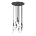 Open Design OR85402 - Κρεμαστό φωτιστικό με καλώδιο ERO 12xG9/8W/230V μαύρο