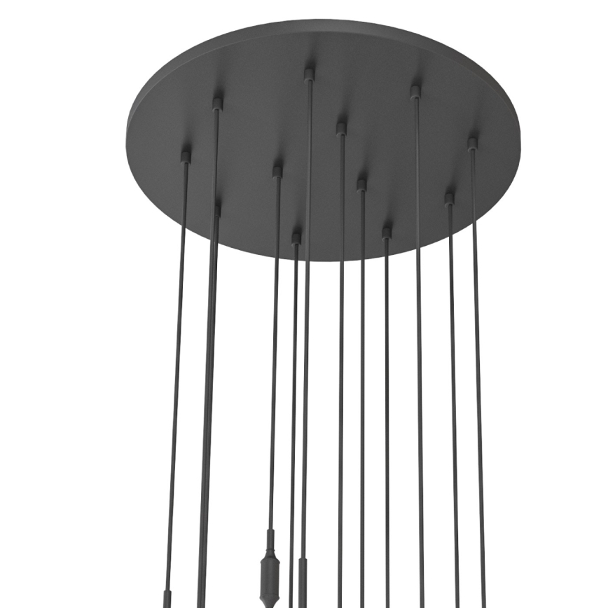Open Design OR85402 - Κρεμαστό φωτιστικό με καλώδιο ERO 12xG9/8W/230V μαύρο