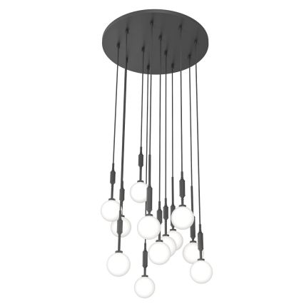 Open Design OR85402 - Κρεμαστό φωτιστικό με καλώδιο ERO 12xG9/8W/230V μαύρο