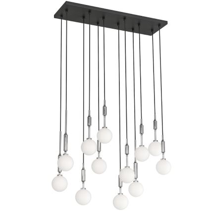 Open Design OR85440 - Κρεμαστό φωτιστικό με καλώδιο ERO 12xG9/8W/230V, γυαλιστερό χρώμιο