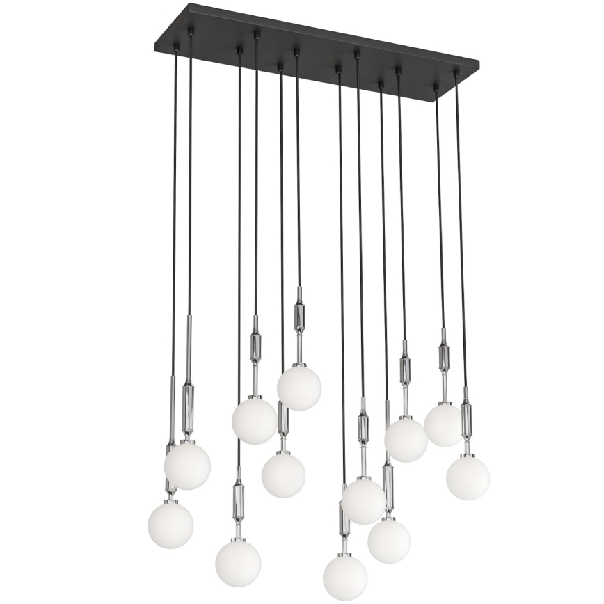 Open Design OR85440 - Κρεμαστό φωτιστικό με καλώδιο ERO 12xG9/8W/230V, γυαλιστερό χρώμιο