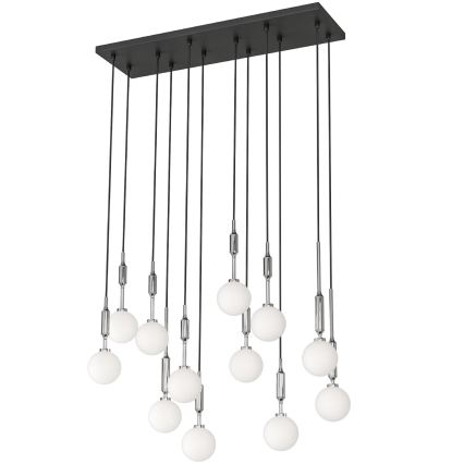 Open Design OR85440 - Κρεμαστό φωτιστικό με καλώδιο ERO 12xG9/8W/230V, γυαλιστερό χρώμιο