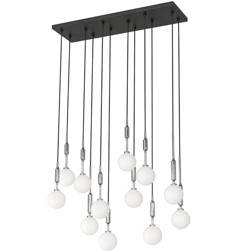 Open Design OR85440 - Κρεμαστό φωτιστικό με καλώδιο ERO 12xG9/8W/230V, γυαλιστερό χρώμιο