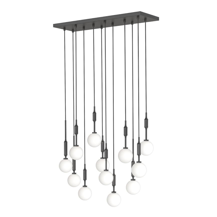 Open Design OR85464 - Κρεμαστό φωτιστικό με καλώδιο ERO 12xG9/8W/230V μαύρο