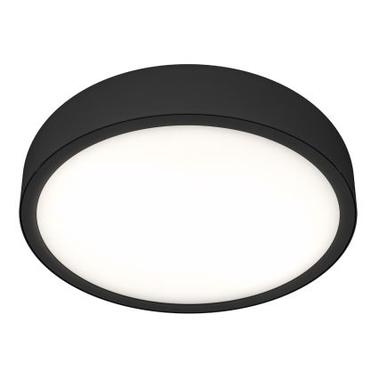 Open Design OR85921 - Φωτιστικό οροφής LED CEDRONE 14W/230V 3000/4500/6500K διάμ. 22 εκ. μαύρο