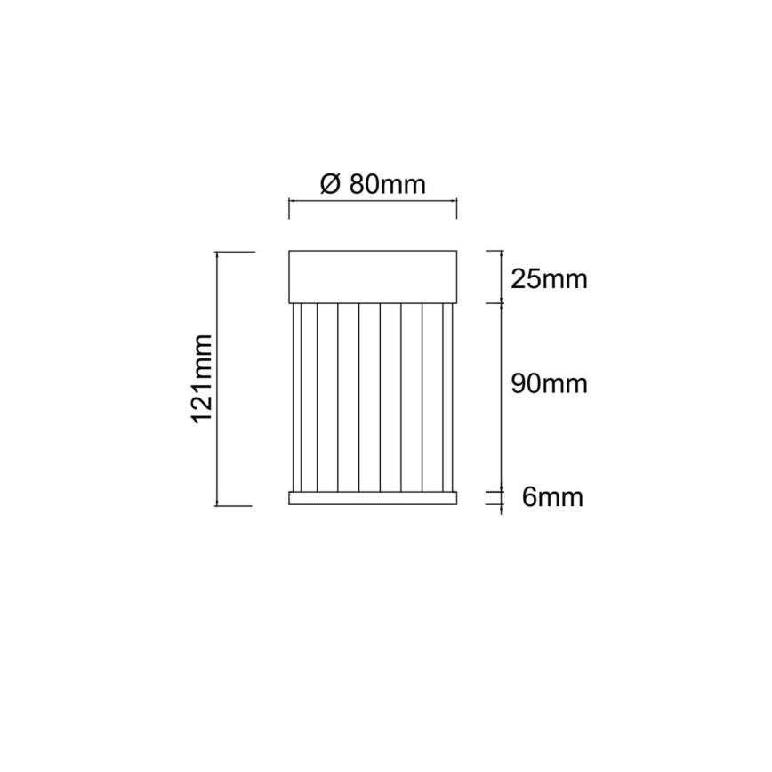 Open Design OR86072 - Σποτ φωτιστικό FIATTO 1xG9/8W/230V γυαλιστερό χρώμιο