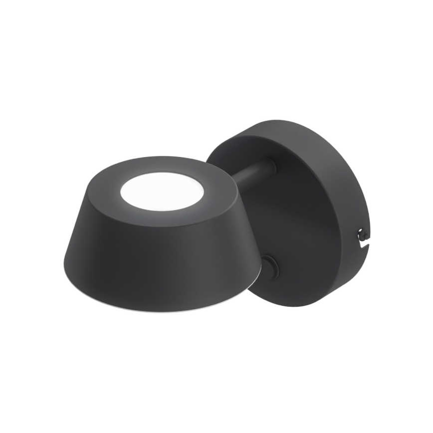 Open Design OR86522 - Επιτοίχιο φωτιστικό LED TIMO LED/6W/230V 3000/4500/6500K μαύρο