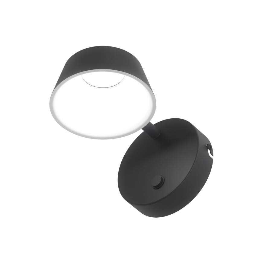 Open Design OR86522 - Επιτοίχιο φωτιστικό LED TIMO LED/6W/230V 3000/4500/6500K μαύρο