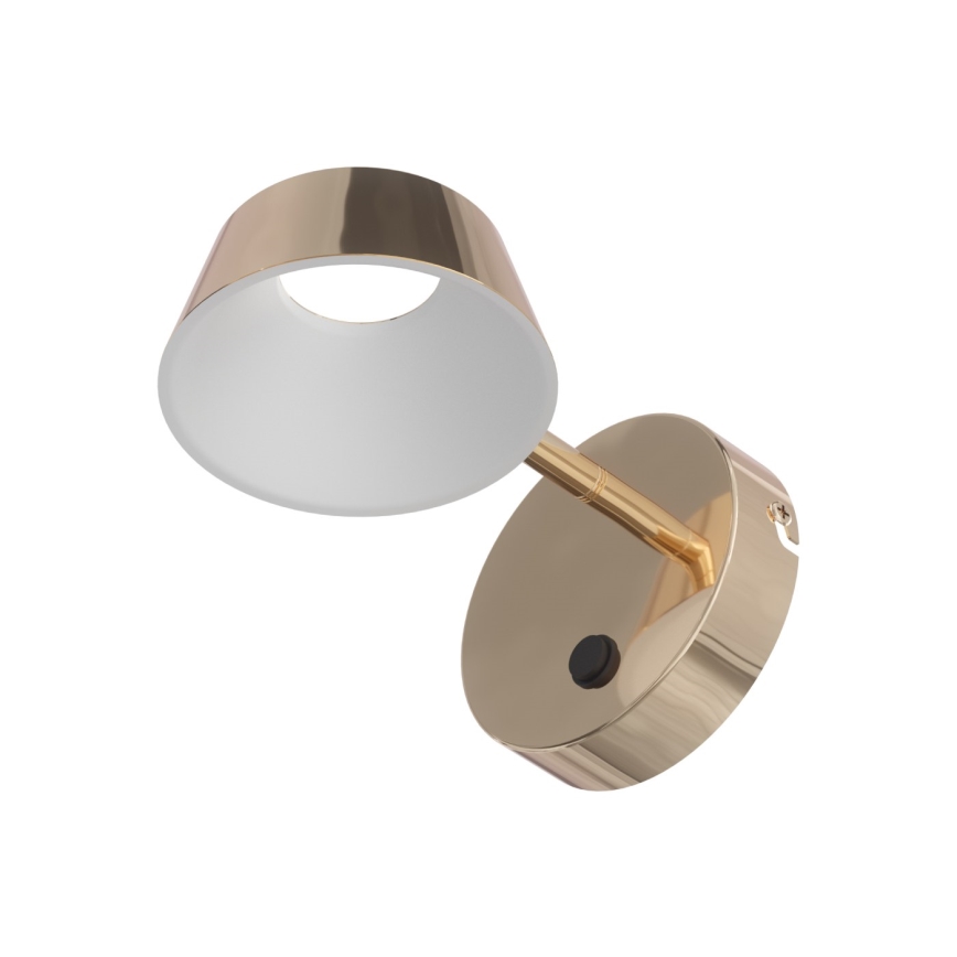 Open Design OR86539 - LED Επιτοίχιο φωτιστικό TIMO LED/6W/230V 3000/4500/6500K ορείχαλκος