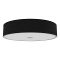 Open Design OR86577 - Φωτιστικό οροφής ZALINDRO 6xE27/15W/230V Ø 74,5 cm μαύρο/γυαλιστερό χρώμιο