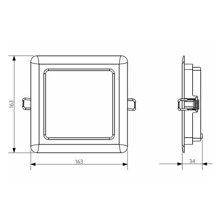 Opple 26664 - Κρεμαστό φωτιστικό οροφής μπάνιου LED LED/12W/230V 3000K IP44