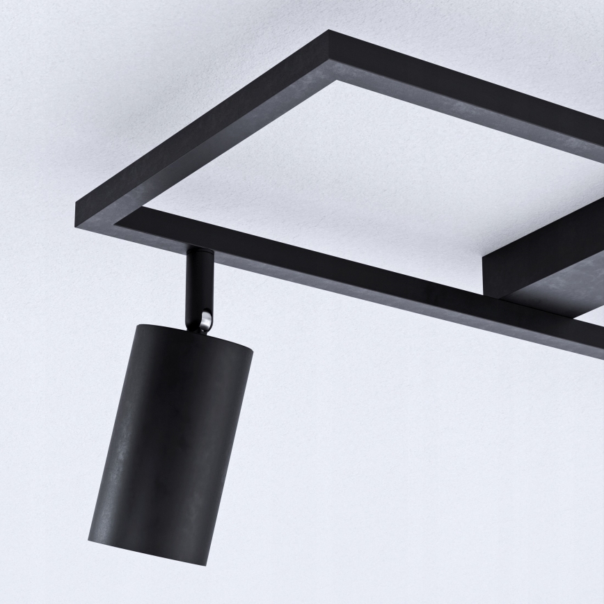 Σποτ φωτιστικό 3xGU10/30W/230V μαύρο