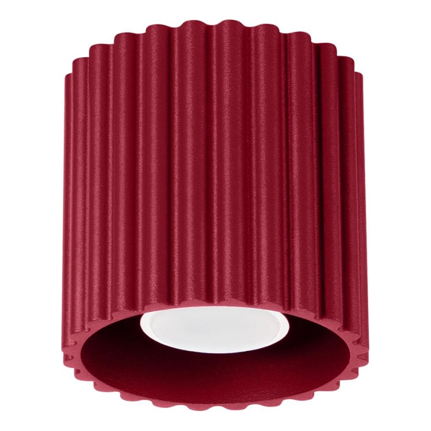 Σποτ φωτιστικό AURA 1xGU10/10W/230V 10 cm κόκκινο