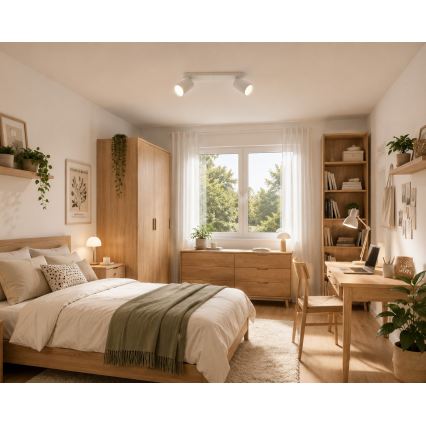 Σποτ φωτιστικό FAMA 2xGU10/30W/230V λευκό