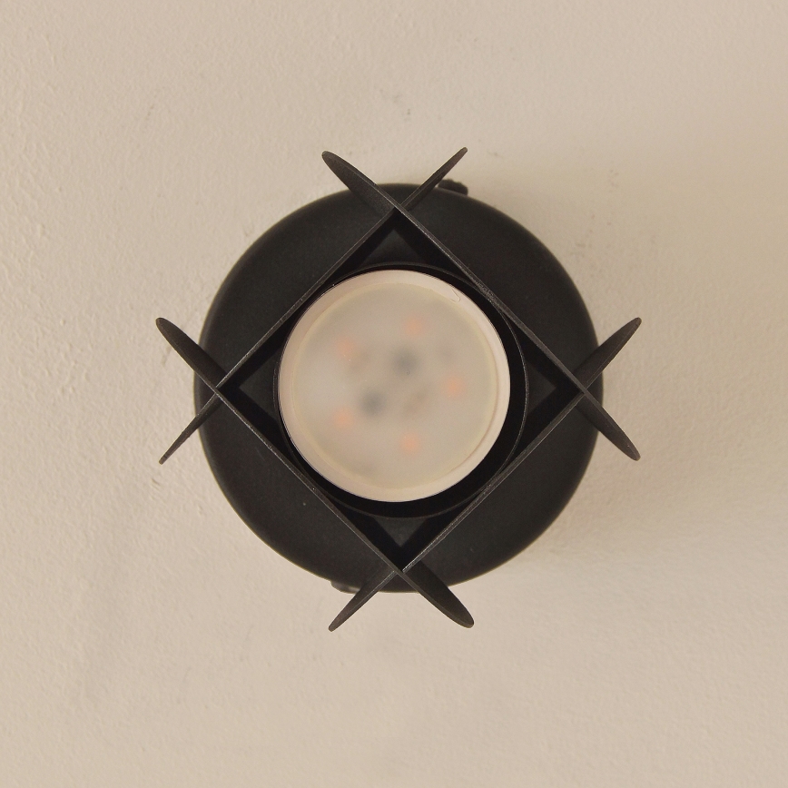 Σποτ φωτιστικό GAMBIT 1xGU10/10W/230V μαύρο