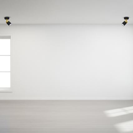 Σποτ φωτιστικό JOKER 1xGU10/25W/230V μαύρο/χρυσό