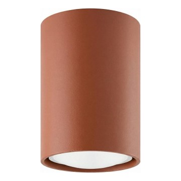 Σποτ φωτιστικό LAGOS 1xGU10/10W/230V 10 cm καφέ