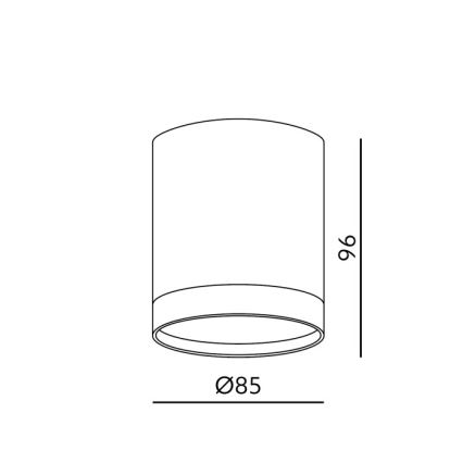 Σποτ φωτιστικό OH12 1xGX53/35W/230V 9,6 cm λευκό