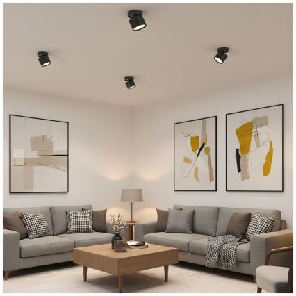 Σποτ φωτιστικό OH12F 1xGX53/35W/230V 8,5 cm μαύρο