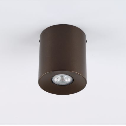 Σποτ φωτιστικό ORION 1xGU10/10W/230V 12,5 cm καφέ