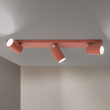 Σποτ φωτιστικό PENN 3xGU10/13W/230V σε απόχρωση τούβλου